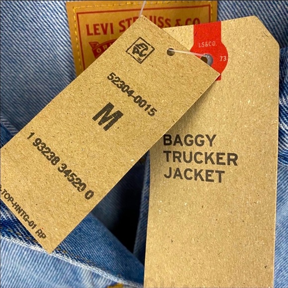 Levi’s • Baggy • Embellished • Jacket • L/XL • NWT - Picture 6 of 7